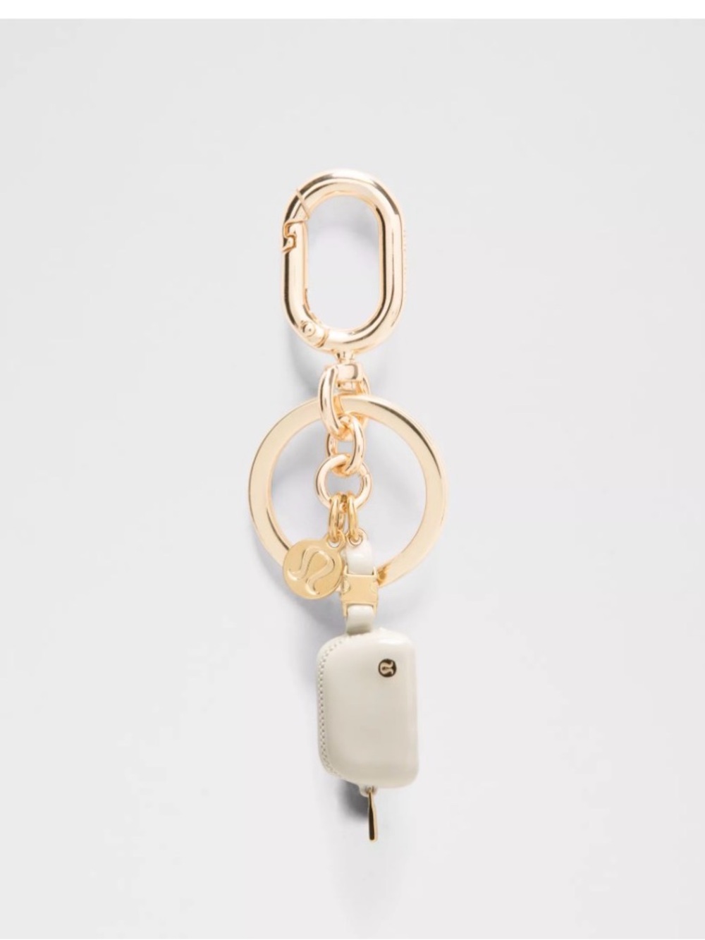 Lululemon Everywhere Belt Bag Charm Keychain BEWE/GOLD -New